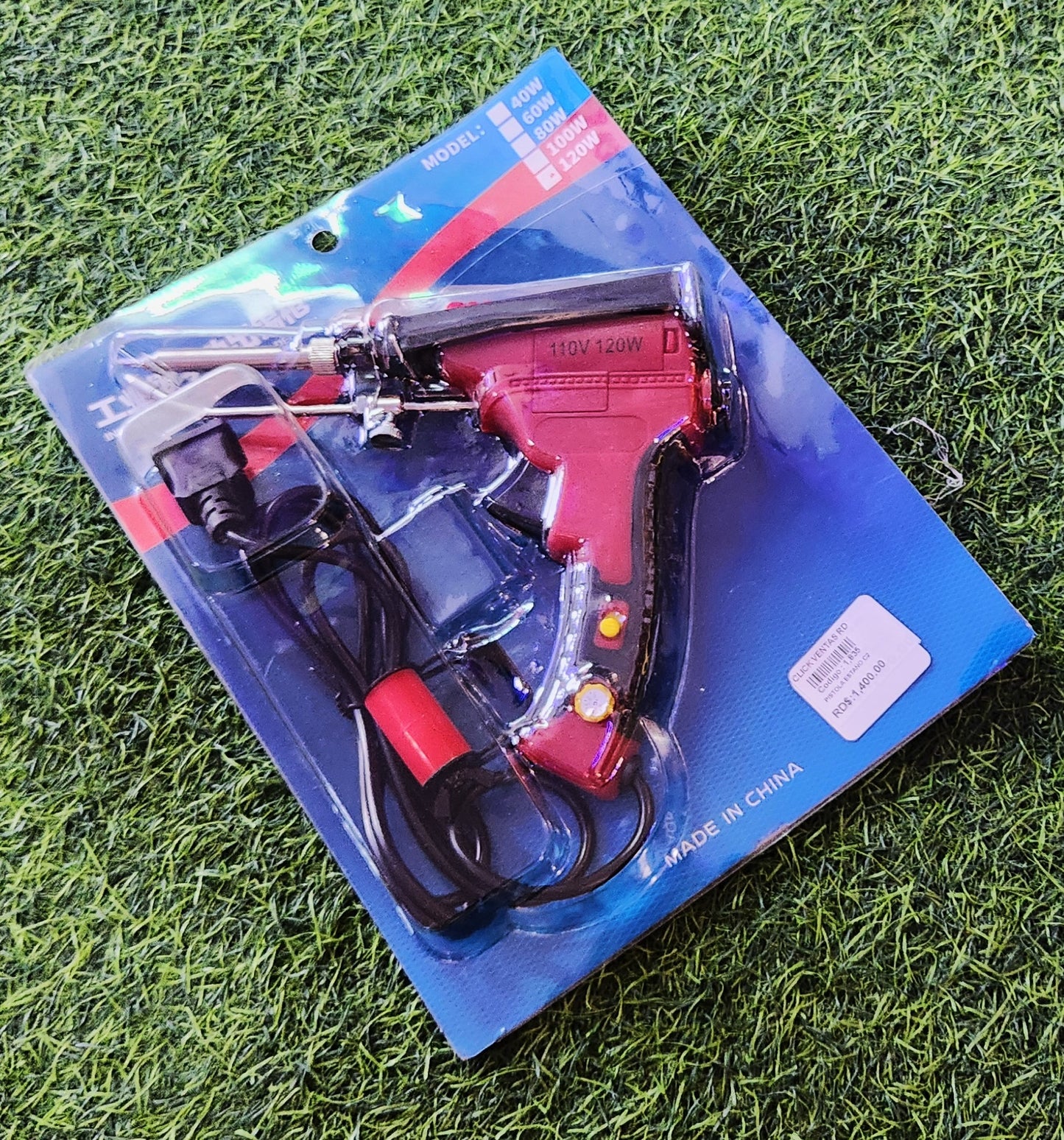 INDUSTRIAL MANUAL SOLDER GUN - PISTOLA DE ESTAÑO