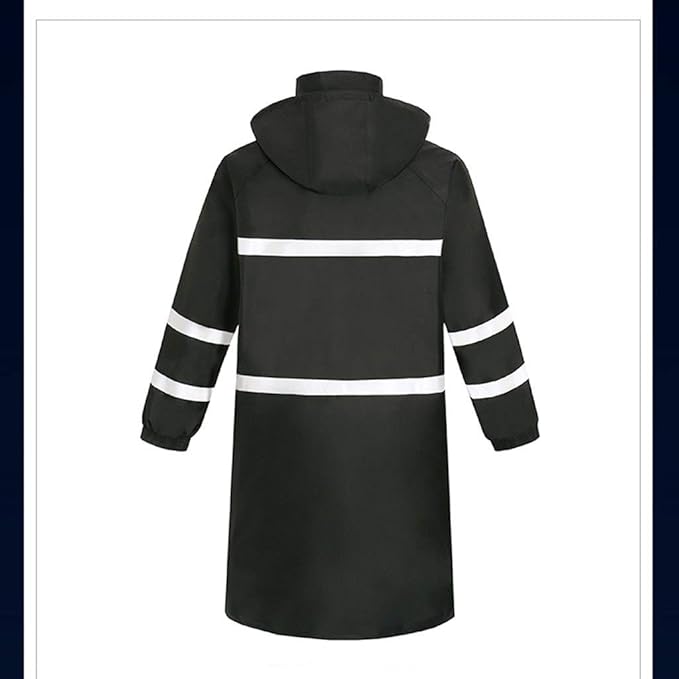 IMPERMEABLE CON TIRAS REFLECTANTES SIZE L - 4XL