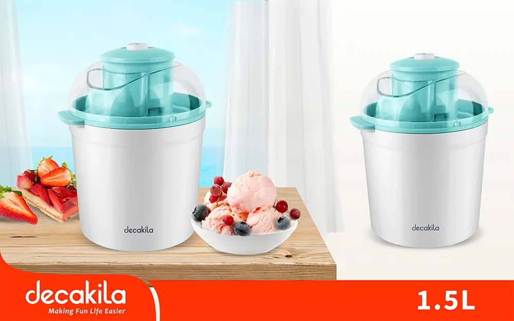 ICE CREAM MAKER - MAQUINA DE HELADOS DECAKILA (1.5 L)