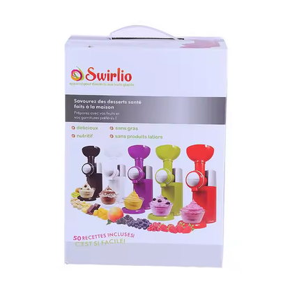 SWIRLIO APPARELL POUR DESSERTS FRUIT GLACES - MAQUINA DE HELADOS