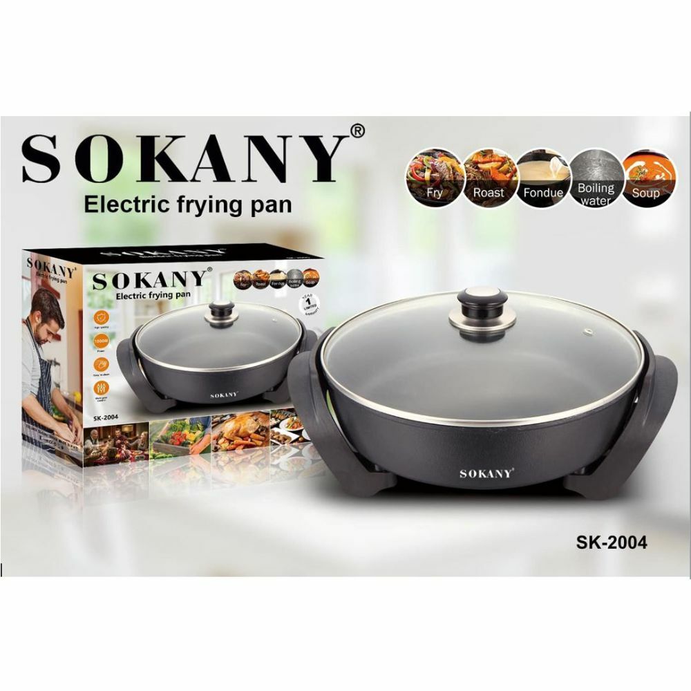 SOKANY ELETRIC FRYING PAN - SARTEN ELECTRICO - SK 2005