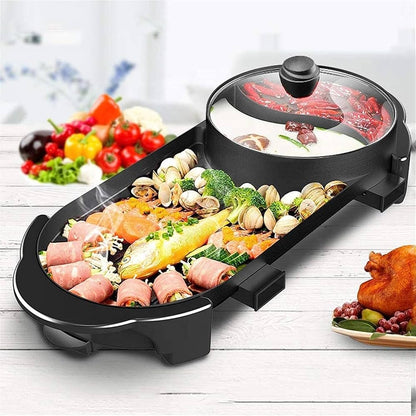 MULTIFUNCTIONAL ELECTRICK BAKING PAN - PARRILLA ELECTRICA DW-1808