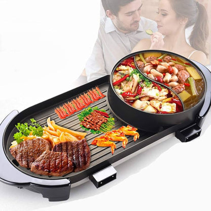 MULTIFUNCTIONAL ELECTRICK BAKING PAN - PARRILLA ELECTRICA DW-1808