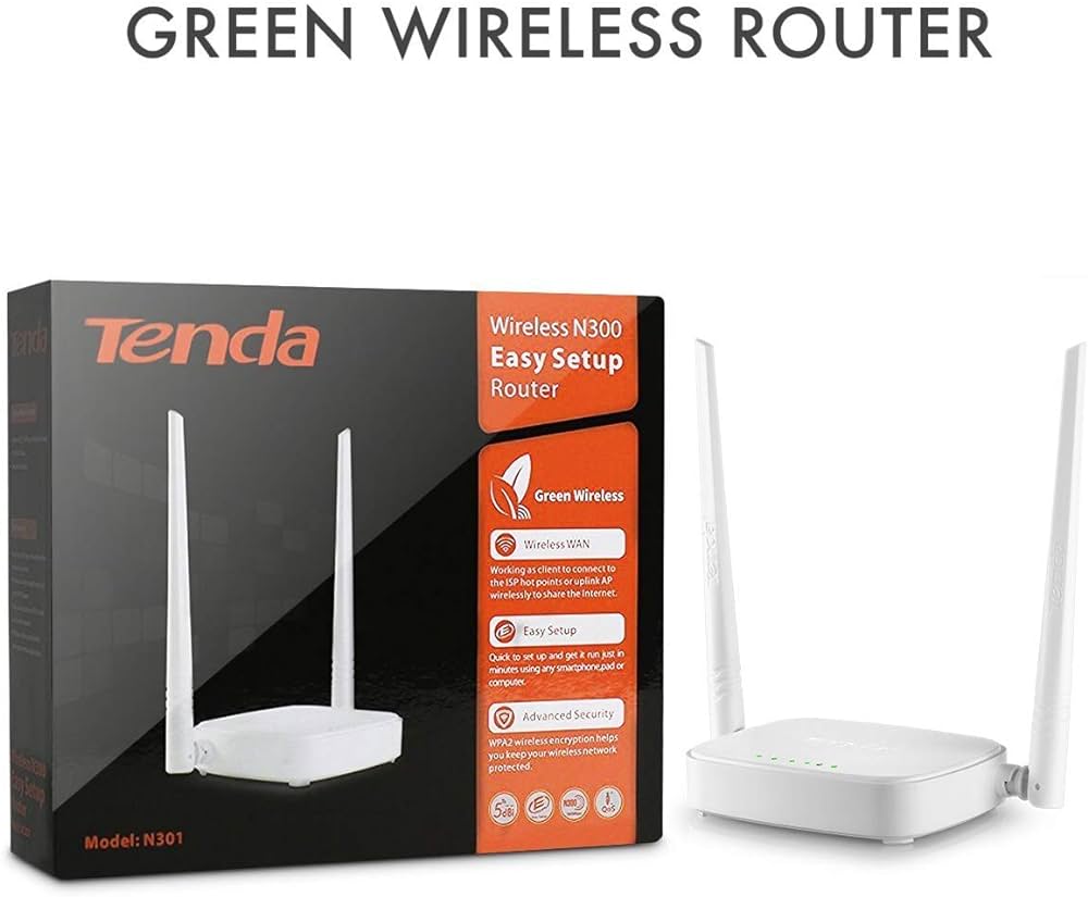 WIRELESS EASY SETUP ROUTER - ROUTER DE WiFi TENDA - N300