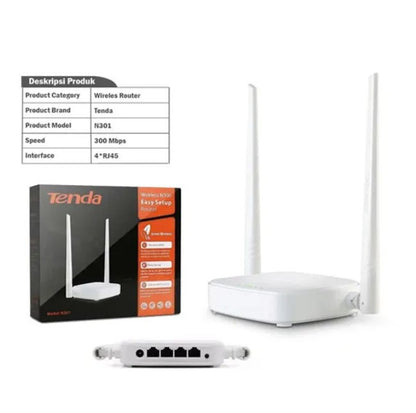 WIRELESS EASY SETUP ROUTER - ROUTER DE WiFi TENDA - N300