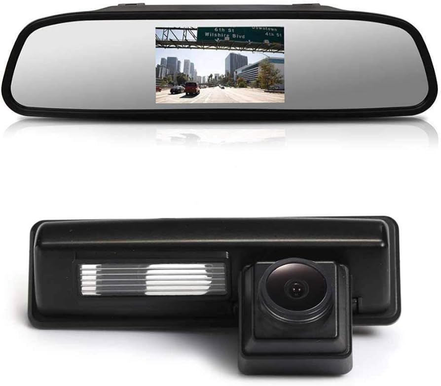 CAMARA RETROVISORA DUAL LENS PARA VEHICULOS