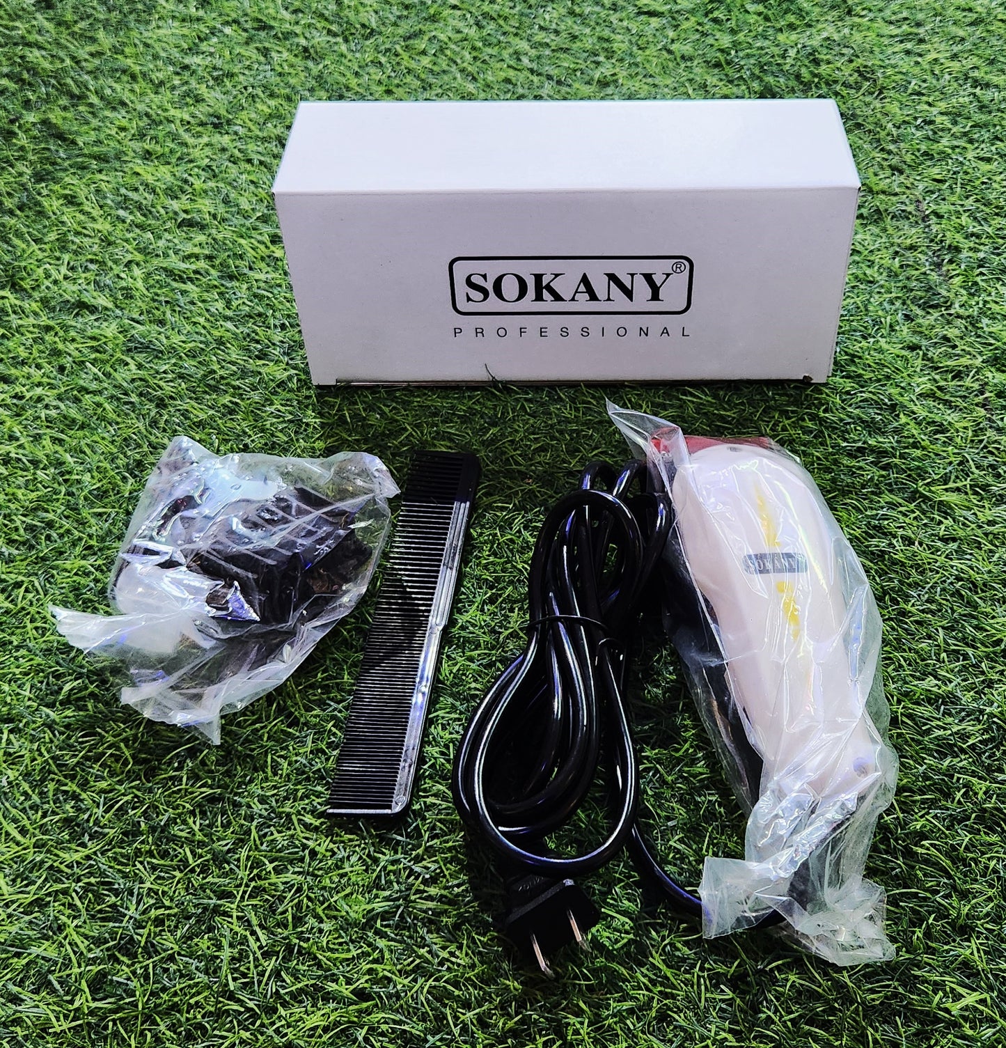 SOKANY HAIR CLIPPER - MÁQUINA DE AFEITAR  CON MÚLTIPLES PEINES - SOKANY