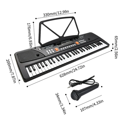 ELECTRONIC KEYBOARD - PIANO RECARGABLE BIG FUN BF-830A2