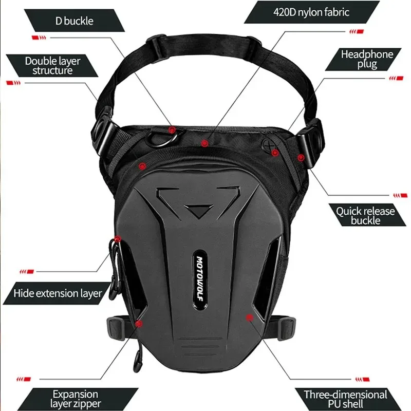 BOLSO DE CINTURA PARA MOTOCICLETA
