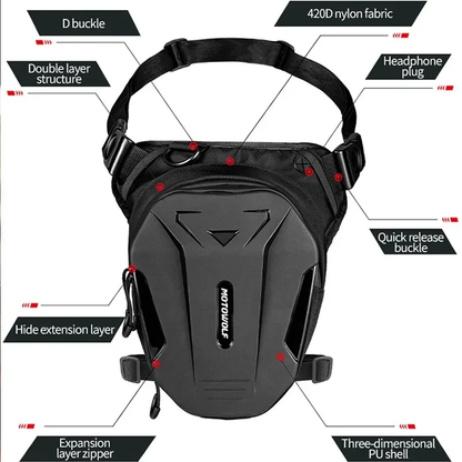 BOLSO DE CINTURA PARA MOTOCICLETA