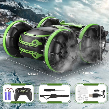 AMPHIBIOU STUNT CAR - CARRO MANEJABLE CON LA MANO