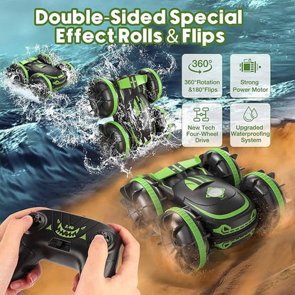 AMPHIBIOU STUNT CAR - CARRO MANEJABLE CON LA MANO