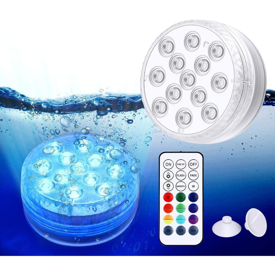 Luces LED para Piscina con Control Remoto 🏊