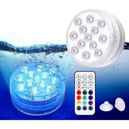 Luces LED para Piscina con Control Remoto 🏊