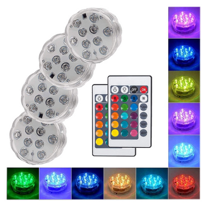 Luces LED para Piscina con Control Remoto 🏊