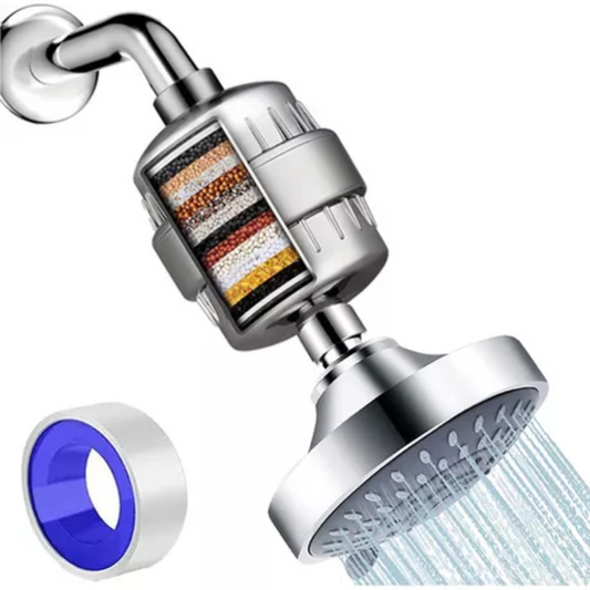💧 Cabezal de Ducha de 10 a 25 Capas con Filtro Purificador
