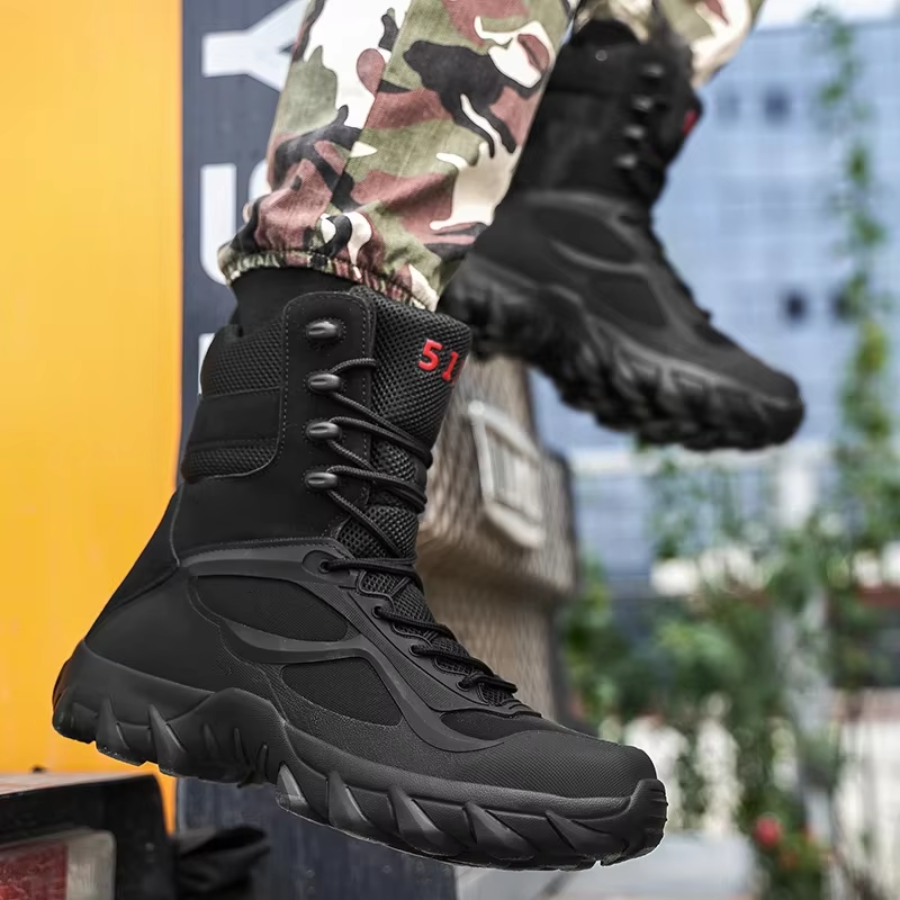 🥾 Botas Tácticas Negras A511 – Resistencia, Estilo y Rendimiento.