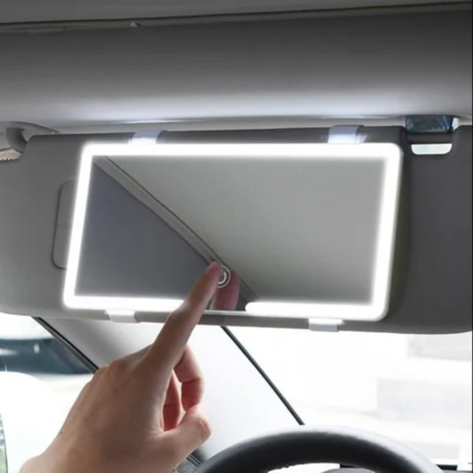 Espejo de Vehículo con Luces LED Recargable