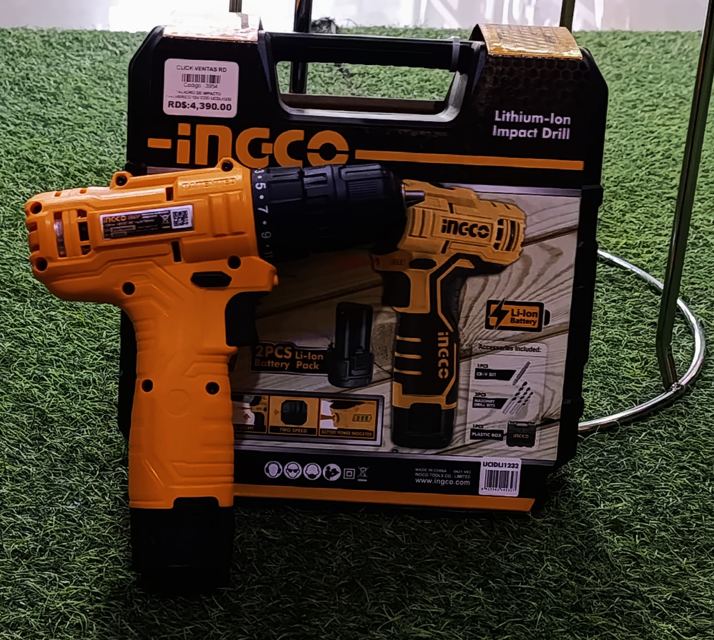 LITHIUM-ION IMPACT DRILL - TALADRO INALAMBRICO - UCDLI1241