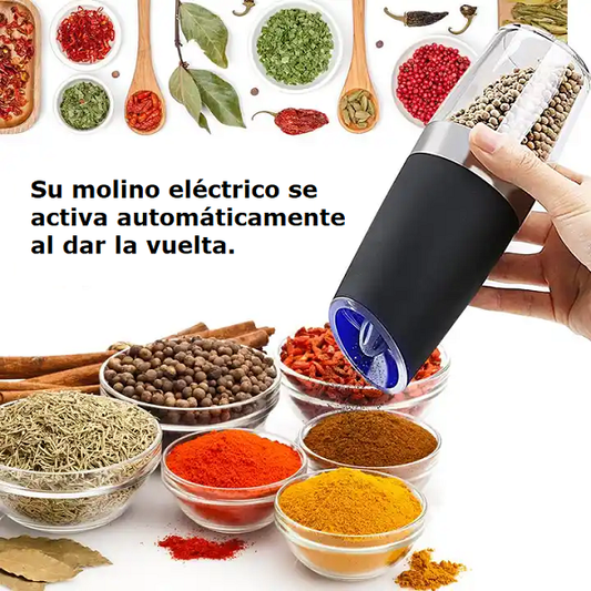Molino electrico de sal y pimienta