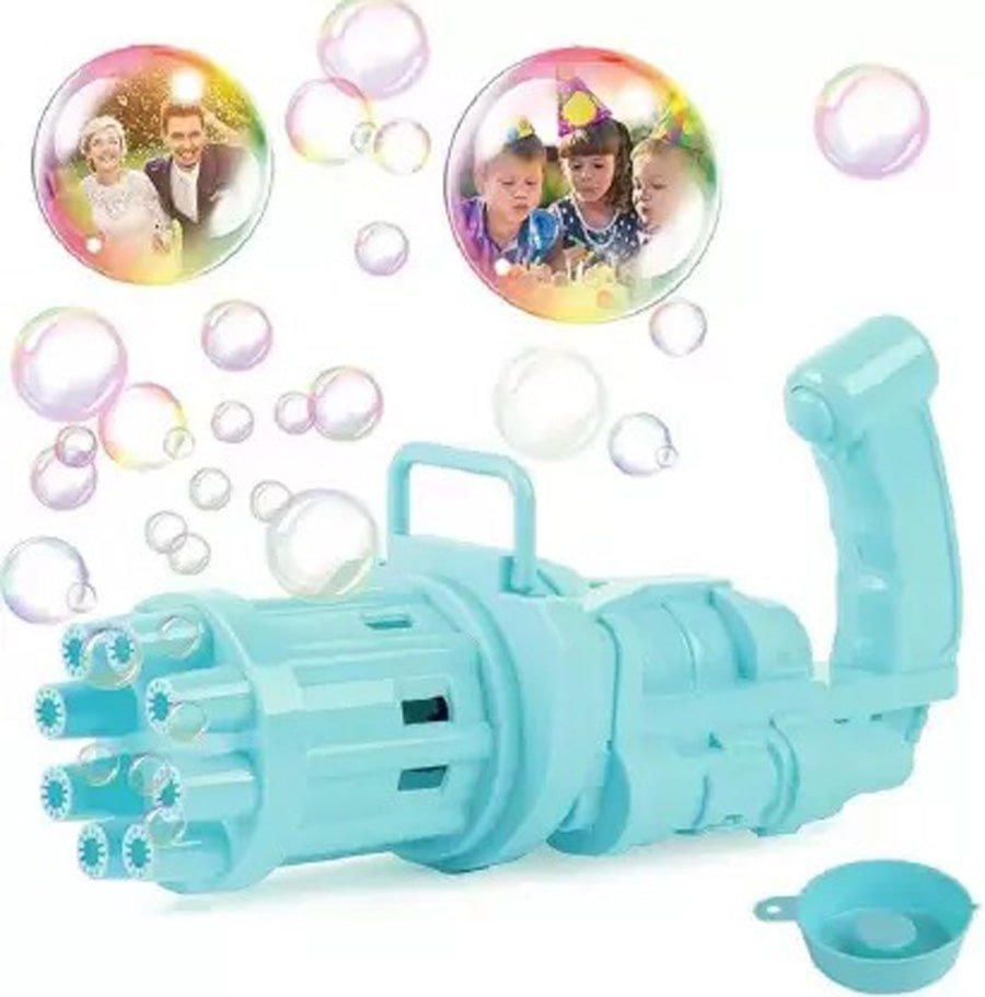 PISTOLA DE BURBUJAS PARA NIÑOS