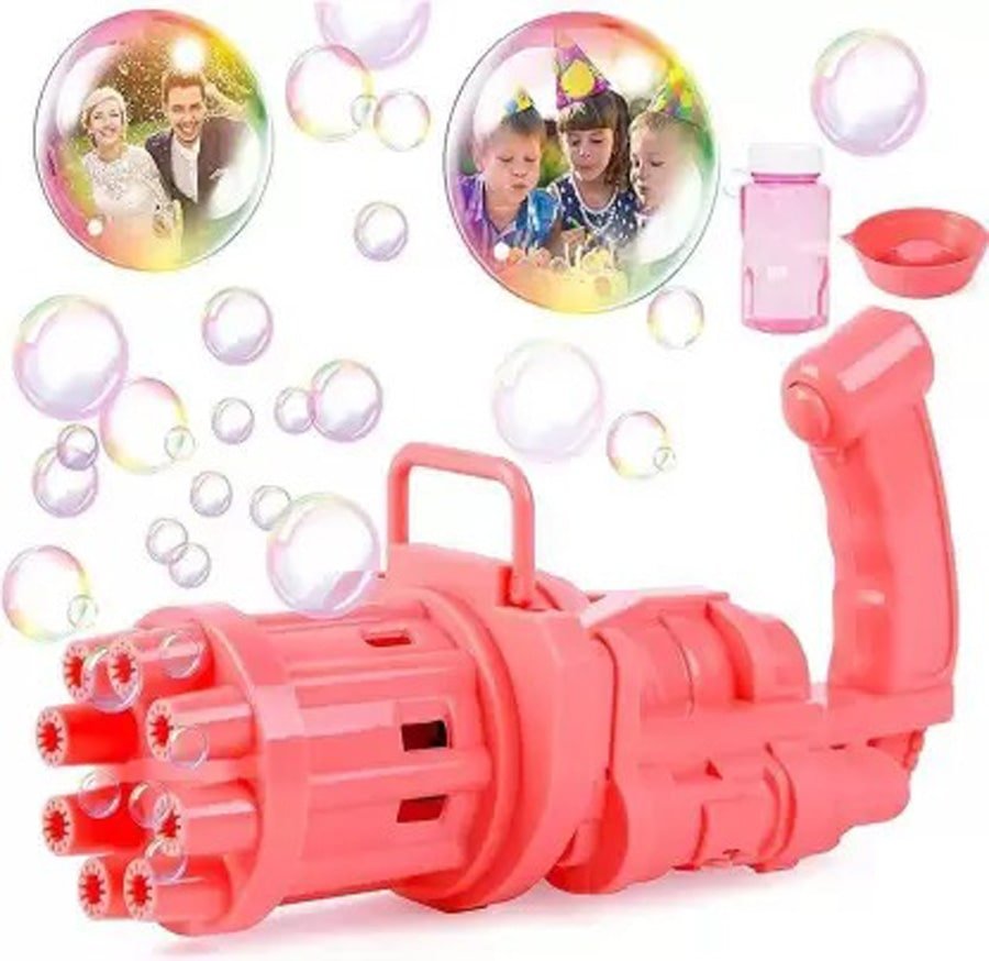 PISTOLA DE BURBUJAS PARA NIÑOS