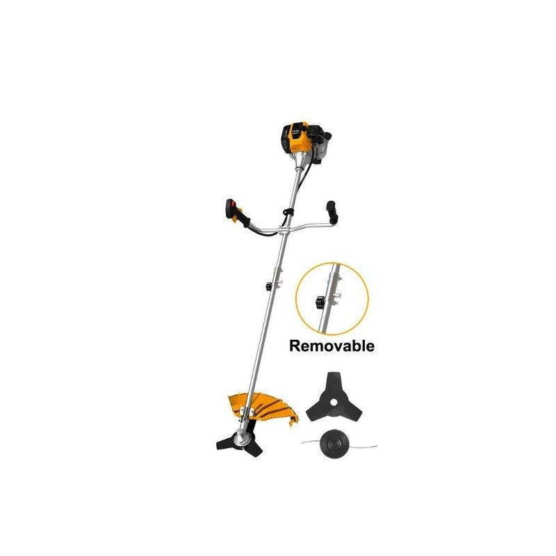 GASOLINE GRASS TRIMMER AND BRUSH CUTTER - CORTABORDES Y DESBROZADORA DE GASOLINA GBC-54344