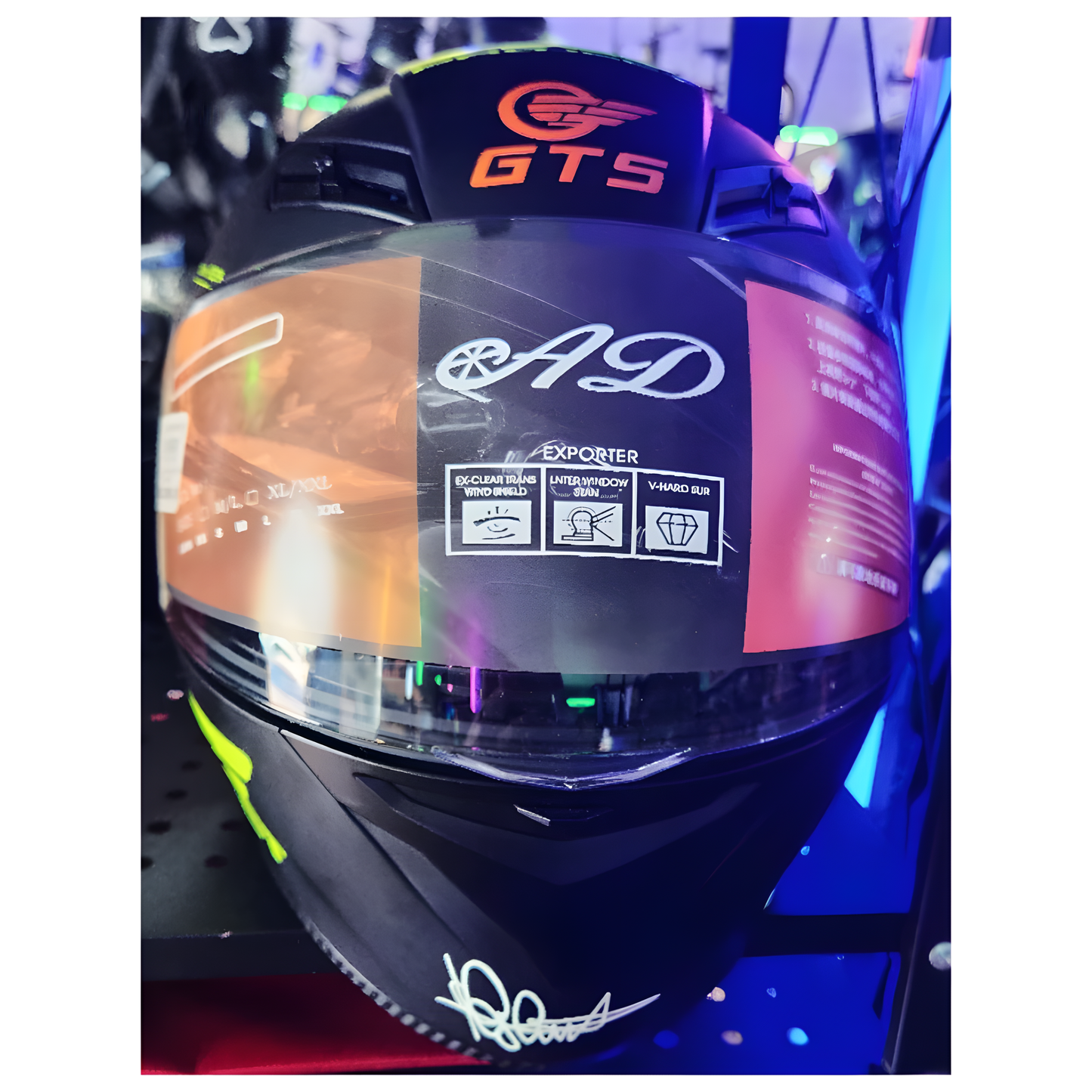 CASCO MOTO CON LUCES