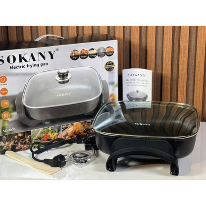 SOKANY ELETRIC FRYING PAN - SARTEN ELECTRICO - SK 2005