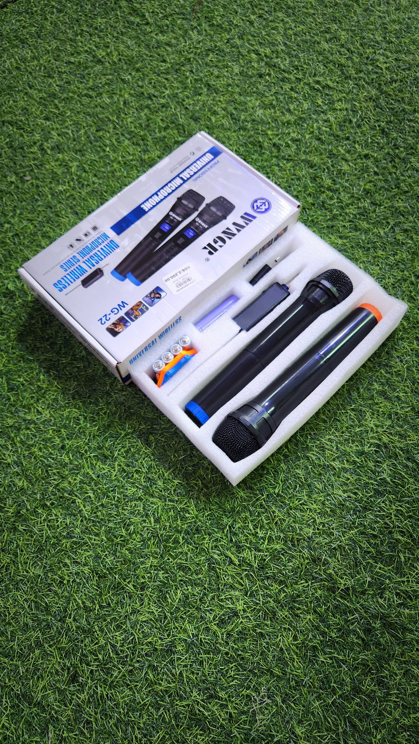 PROFESSIONAL UNIVERSAL MICROPHONE - MICRÓFONO UNIVERSAL DOBLE WG-22