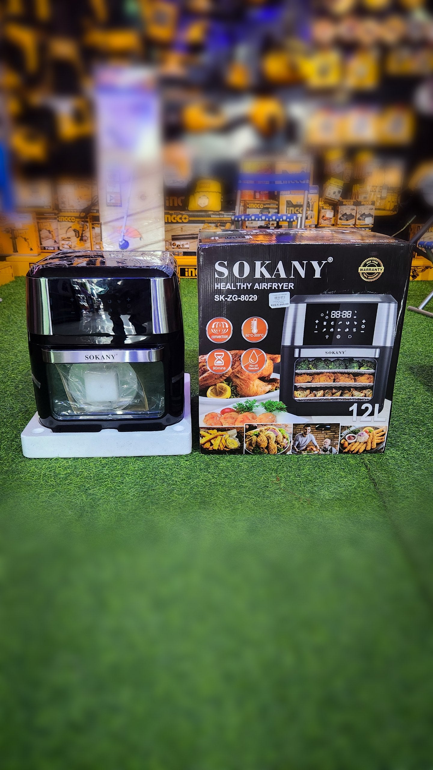 SOKANY HEALTHY AIR FRYER - FREIDORA DE AIRE SOKANY SG-8029