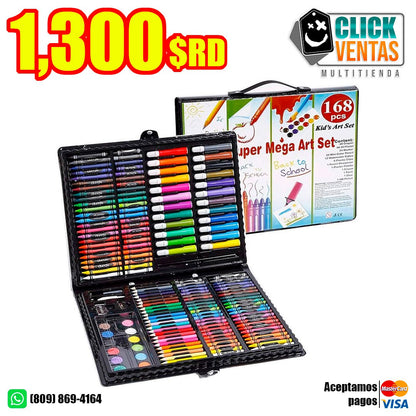 SUPER MEGA ART SET 169pcs - SET DE ARTE