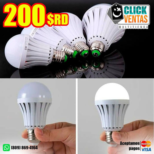 LED BULB  BATTERY - BOMBILLO LED - M6