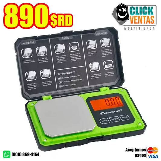 DIGITAL POCKET SCALE - BALANZA DE PESO CONSTANTE - 14192-676c