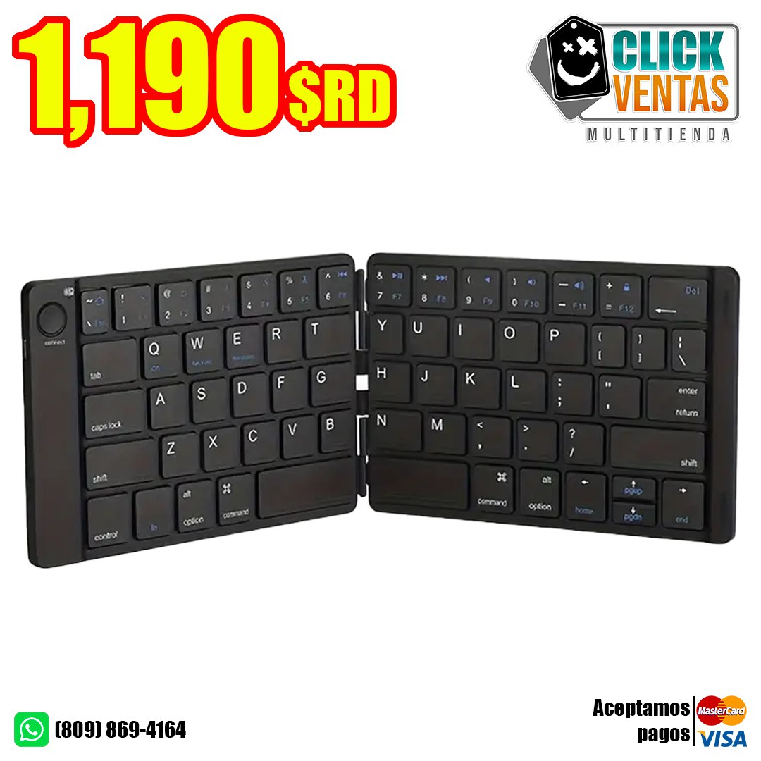 FOLDING WIRELESS KEYBOARD - TECLADO PLEGABLE