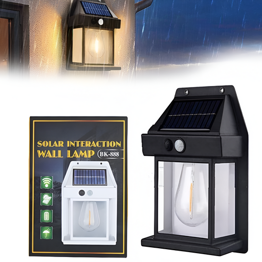 SOLAR INTERACTION WALL LAMP - LINTERNA SOLAR BK-888