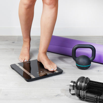 BLUETOOTH BATHROOM SCALE- BALANZA PORTÁTIL BLUETOOTH
